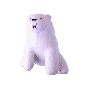 Miniso We Bare Bears Ice Bear Plush / Figure | Cute Cartoon Collectible Toy